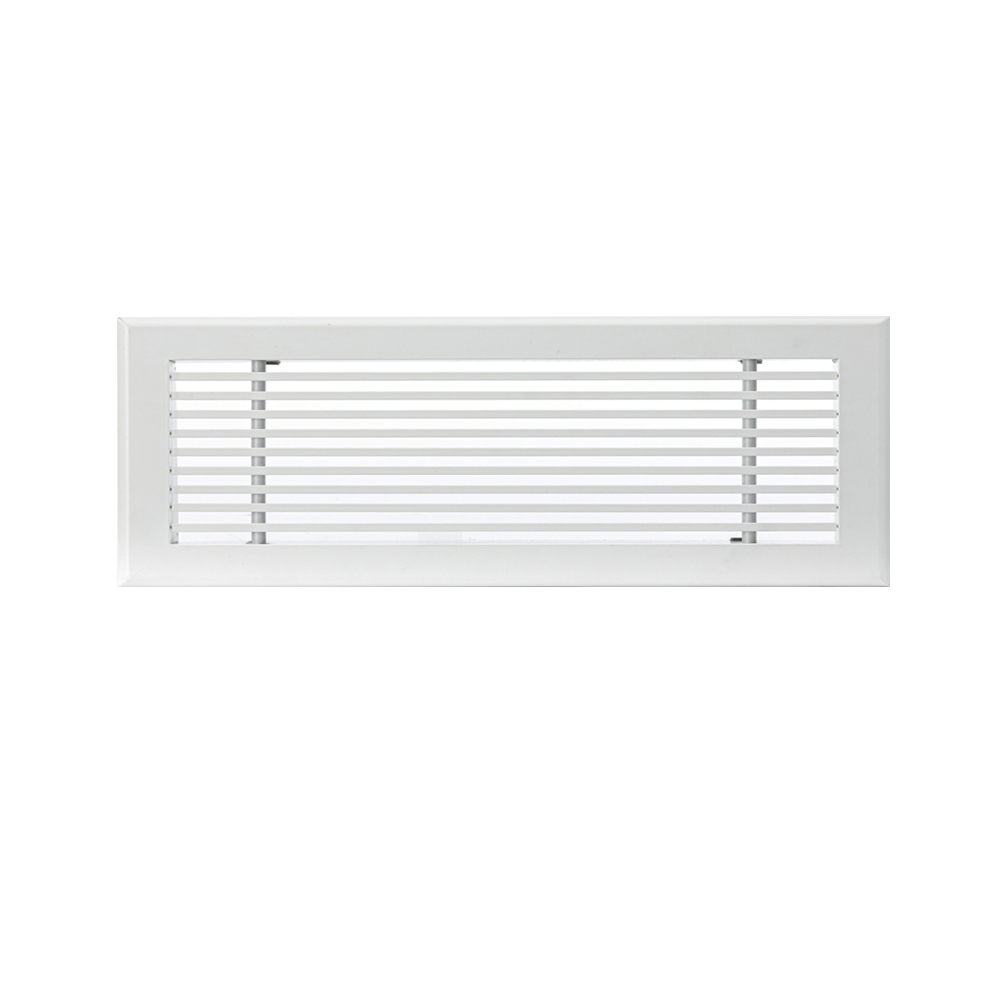 Baillindustrie - Grille soufflage linéaire ailettes fixes - Dimensions grilles GSL500X50